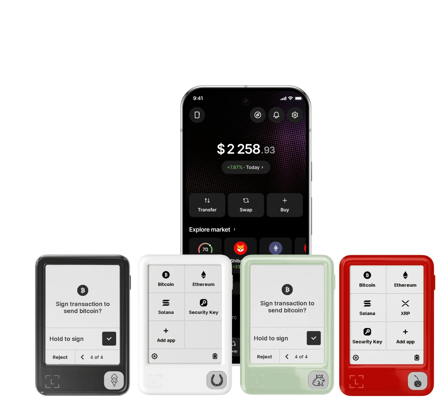 Trade Different with Ledger Wallet™