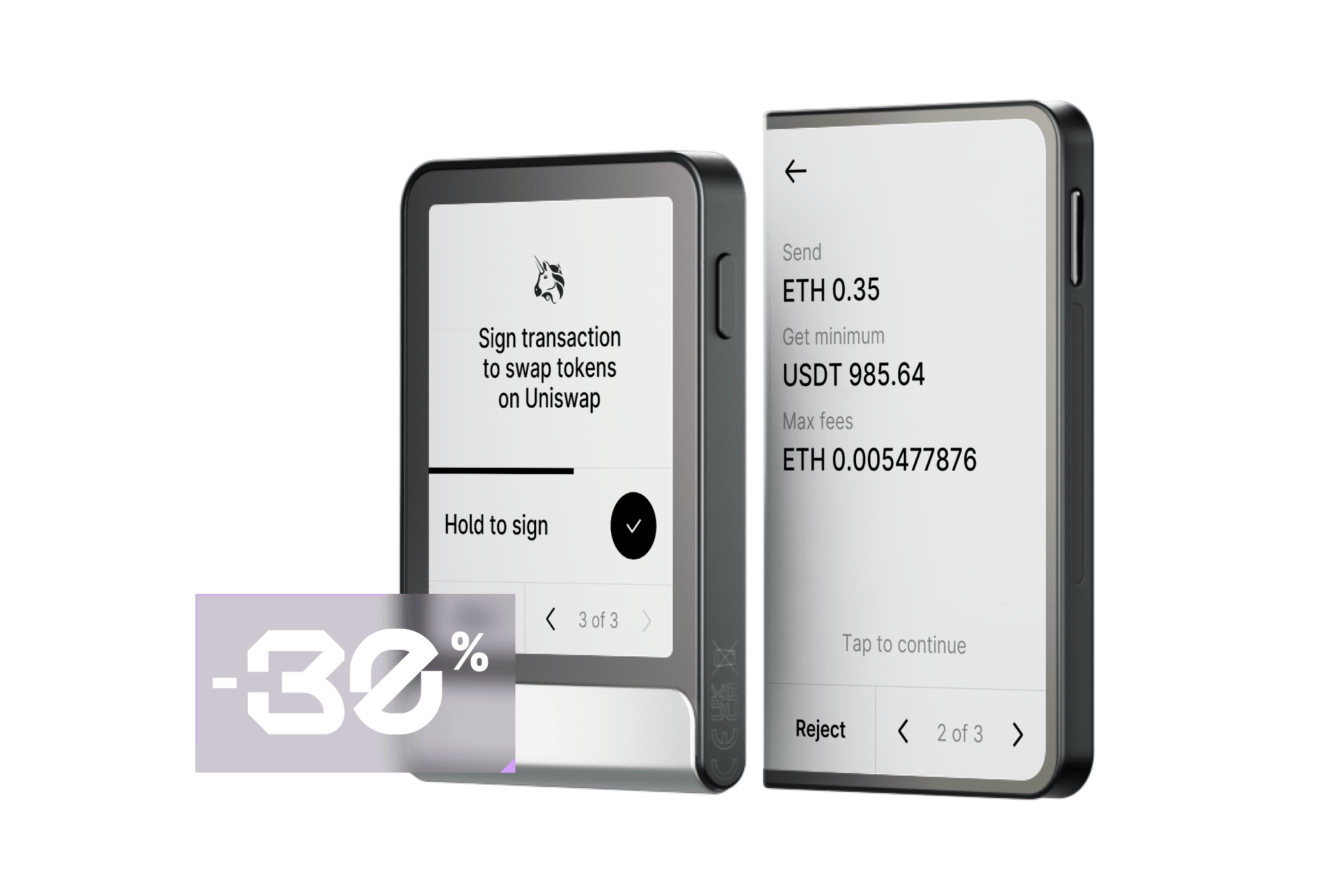 <em>30% off</em> all Ledger wallets, just for you. 