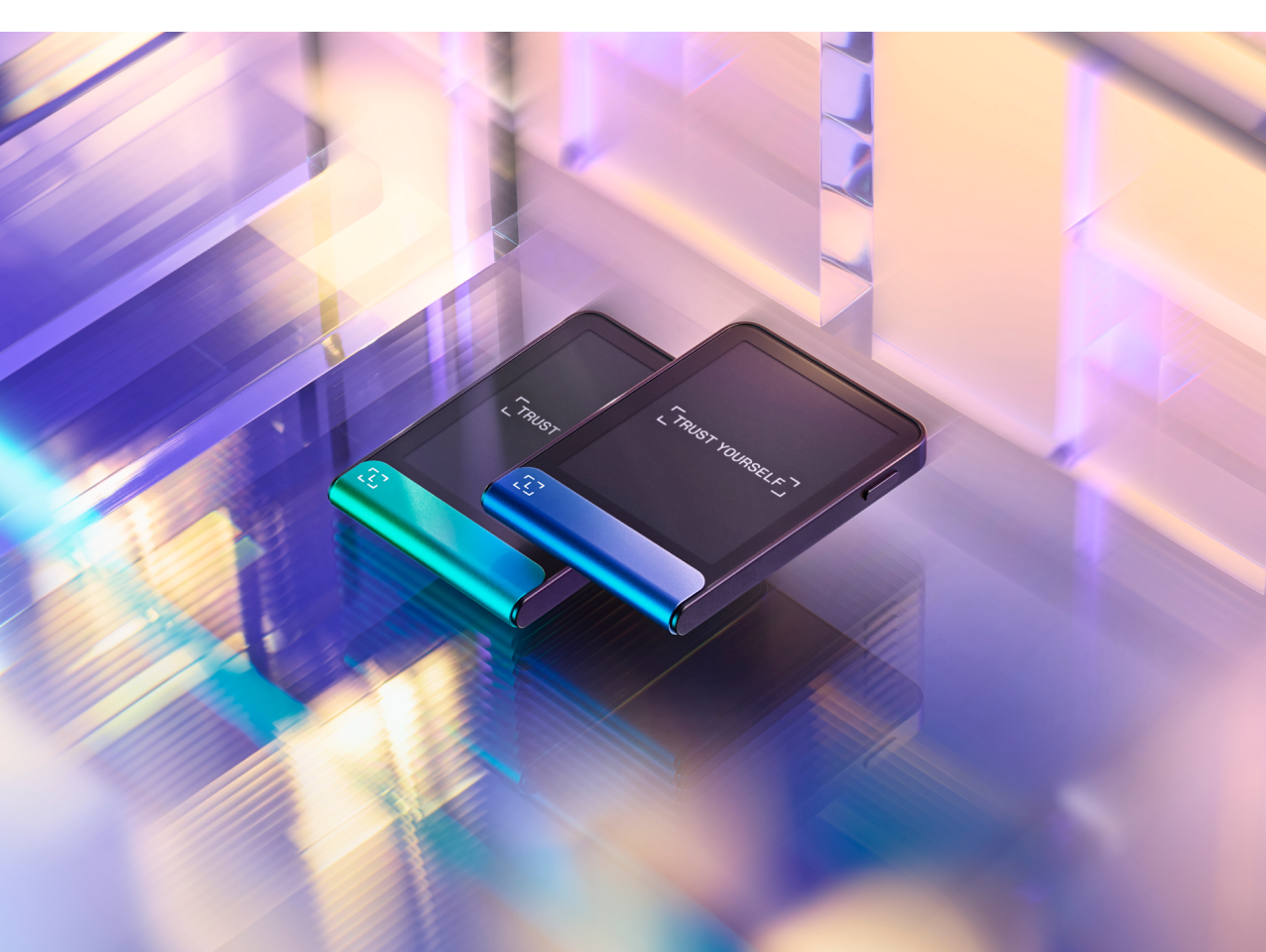 Manage your crypto in extraordinary new metallic colors.