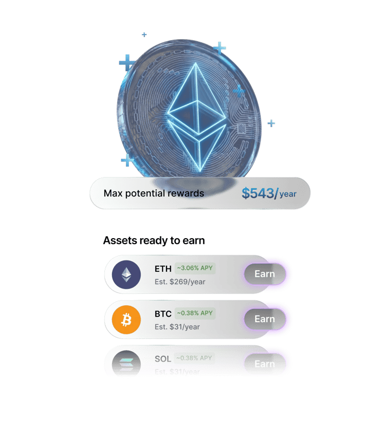 Put your crypto to work